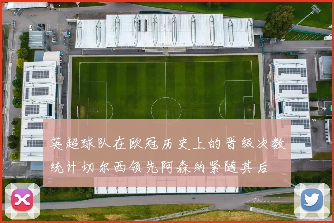 英超球队在欧冠历史上的晋级次数统计切尔西领先阿森纳紧随其后